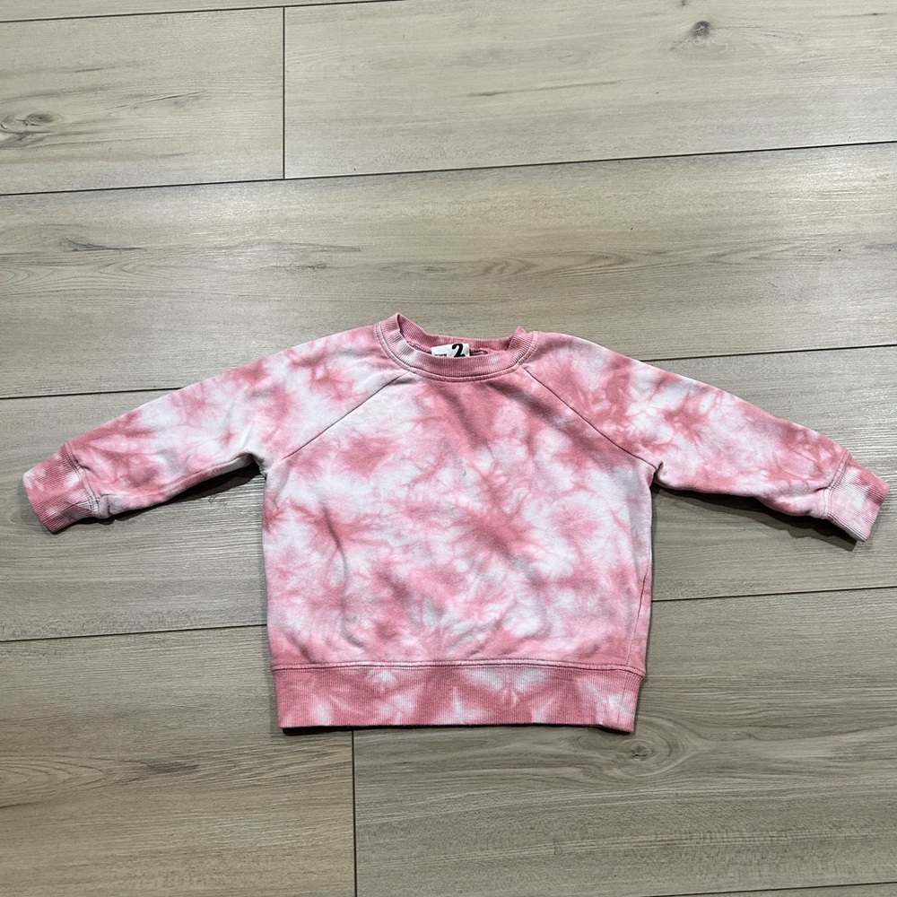 Cotton-on kids Pink Tie-Dye Sweatshirt